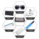 Car Net Pocket Phone Holder Storage Bag Auto Paste 8*15CM lifestyle view