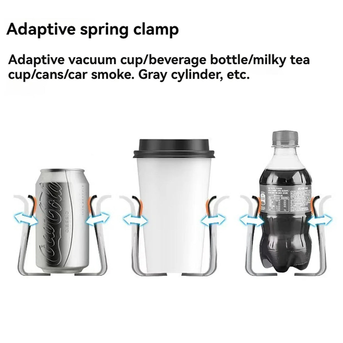 Car Cup Holder Expander 2-in-1 Dual Cup Holder Adapter Adjustable Car Drink Holder Or lifestyle view