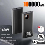 Lenovo 140W 500000mAh Ultra Capacity Power Bank | Super Fast Charging Portable Battery detail view