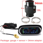 12V 24V Digital Water Temperature Gauge with Volt Meter | 2-in-1 Car Gauge with Senso lifestyle view