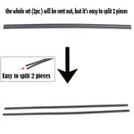 2Pc 6mm 24'' 26'' Bracketless Car Wiper Blade Refills | Universal Frameless Windscr additional angle