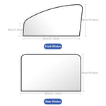 2Pcs Car Side Window Sun Shade Curtains | Magnetic UV Reflective Privacy Sun Protection detail view