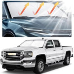 Auto Folding Sun Shade | Car Windshield Sunshade Cover close-up view