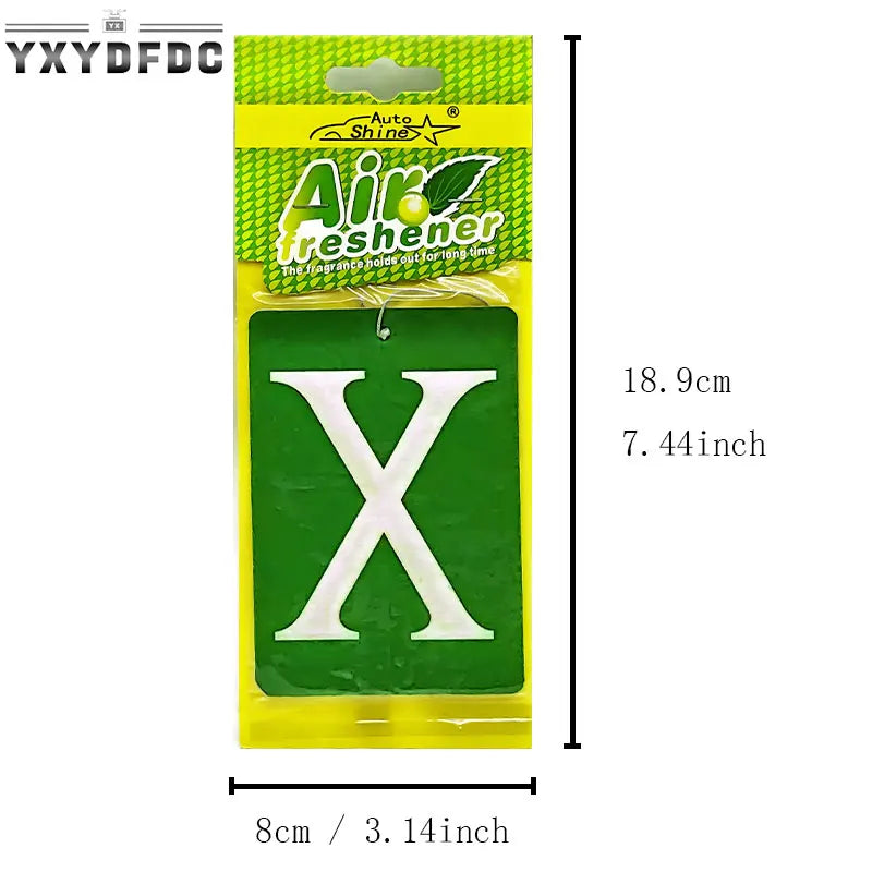 Car Air Freshener Natural Aromatherapy Tea Paper Hanging Perfume | Vanilla Auto Inter alternate view