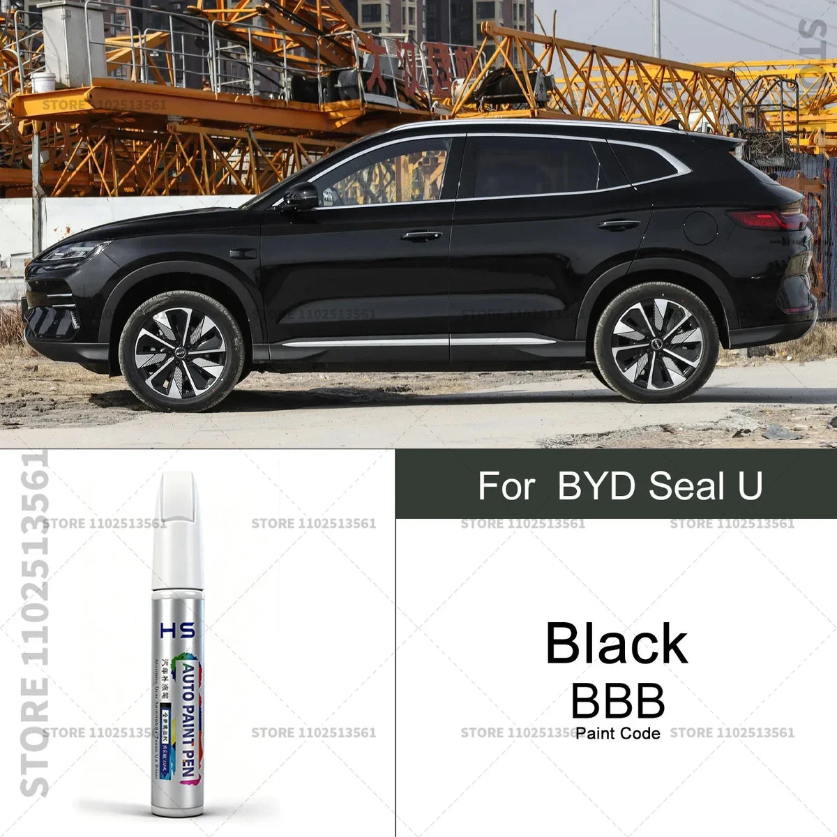 Car Paint Repair Pen For BYD Seal U Paint Scratch Repair Accessories White WAZ Blue S lifestyle view