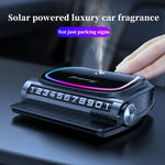 Solar car mounted aromatherapy perfume for cars High grade parking sign Men's decorations Atmosphere light Car mounted automatic