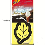 Leaf Shape Car Air Freshener | Natural Scented Tea Paper Hanging Vanilla Perfume alternate view