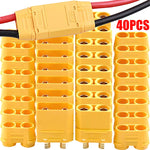 XT90 Male Female Bullet Connectors Copper Wire Plugs for RC Lipo Battery