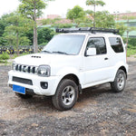 Aluminum Roof Rack Box With LED Spotlights for Suzuki Jimny 1998-2018 | Off Road 4x4 L close-up view