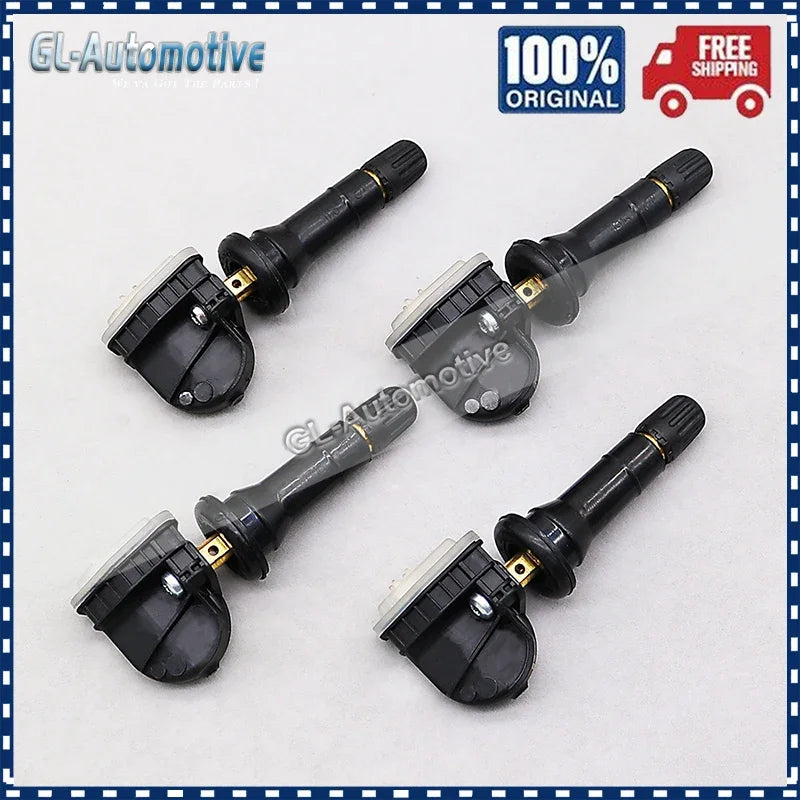 Set of 4 TPMS Tire Pressure Sensors EV6T-1A180-DC for Ford Models | Direct Replacement
