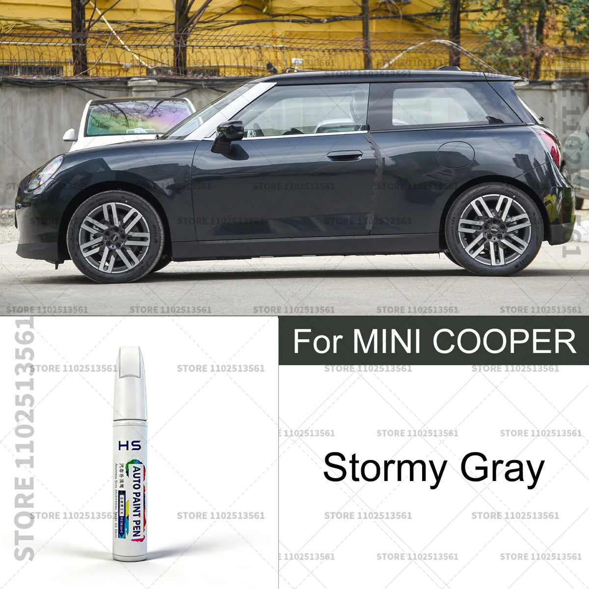For MINI COOPER Car Paint Repair Pen Touch Up Scratch Remover DIY Auto Accessories Mag close-up view
