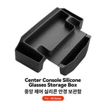 YZ Center Console Armrest Storage Box For Tesla Model 3 Y YL Glasses Tray Organizer Car Interior Accessories Support Car Glasses