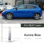 For SEAT Leon Red Silver Blue Gray Yellow White Snow White Car Paint Repair Pen Touch Up detail view