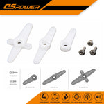 25T 28T Servo Arm Part Double Head Round Type Steering Gear Set Accessories for Emax JX SPT DSPOWER HD 20kg 30kg RC Helicopter