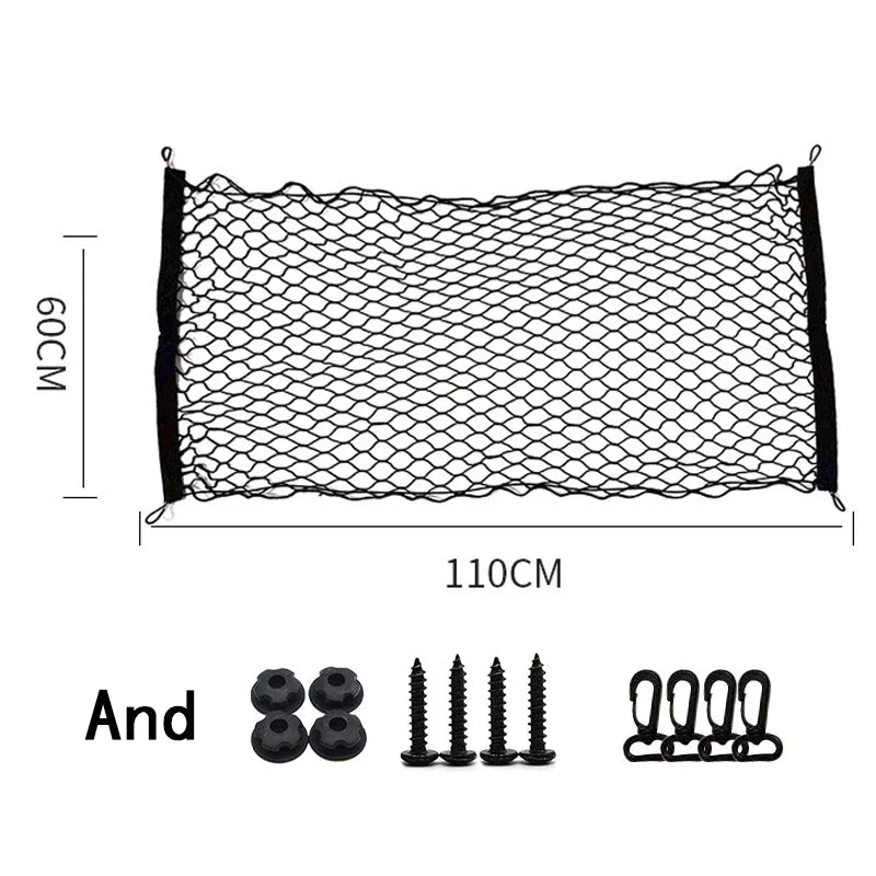Car Trunk Elastic Cargo Net Nylon Mesh Organizer additional angle