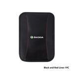 For Skoda Car Armrest Mat Center Console Arm Rest Protection Cushion Kamiq Karoq Octavia 2 3 Rapid Scala Kami Fabia VII VRS