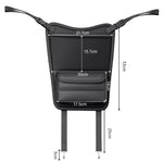 Between Seats Car Storage Pocket Organizer Black additional angle