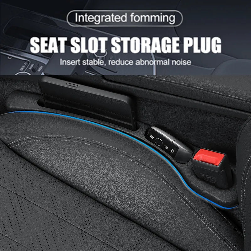 PU Car Seat Gap Leak Proof Sealing Strip, Seam Storage Box, For Audi A1 A2 A3 A4 A5 A6 close-up view