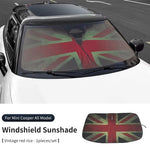 Car Front Windshield Sunshade UV Blocking Cover | For Mini Cooper F56 F60 R56 R60 J01 close-up view