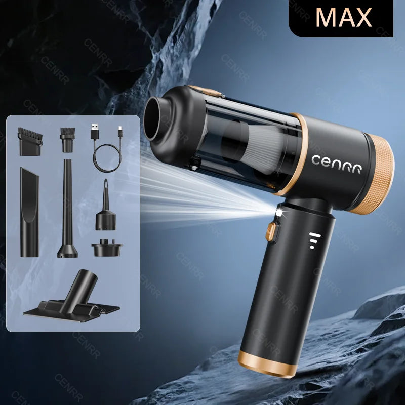 CENRR 998000PA Mini Cordless Car Vacuum Cleaner | Portable Handheld with Blower alternate view