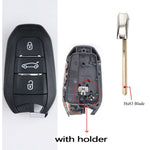3 4 BT Car Key Fob Case Shell Housing for Peugeot 308 408 508 2008 3008 4008 5008 for Ci detail view