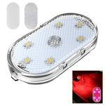 1pc Car LED Light Interior Lighting Atmosphere Lamp for Armrest Box Trunk Switch To additional angle