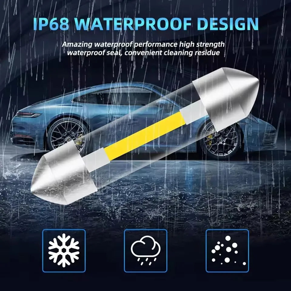 12V LED Trunk Light Lamp 31mm 36mm 39mm 41mm lifestyle view