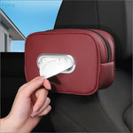 Car Tissue Box Holder Sun Visor Tissue Case With Fix Strap