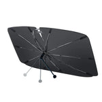 Bendable Handle Foldable Car Windshield Sun Shade | Universal Sunshield Protector for SUV, MPV, and