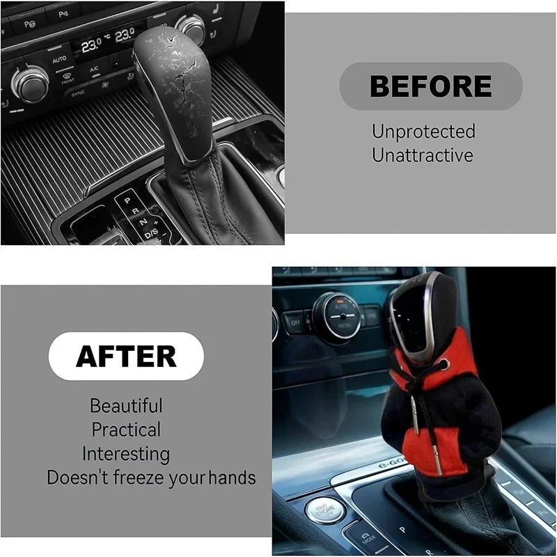 Hoodie Gear Shift Cover | Fits Manual & Automatic
