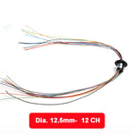 Micro Slip Ring 12.5mm 2/4/6/8/12/18 Channel For RC Excavator DIY Gimbal detail view