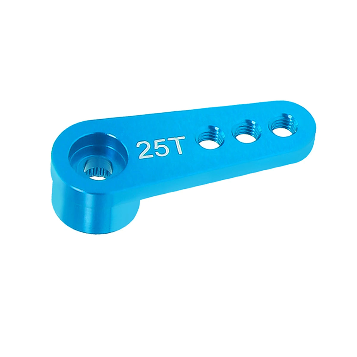 Metal 25T Extended Servo Arm Steering Horn 3 Hole For 1/10 RC Crawler close-up view