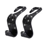 Rhinestone Decor Car Seat Back Hook Hanger Universal Bling Diamond Vehicle Auto Headr alternate view