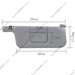 Car Sun Visor For Great Wall Sailor  Auto Parts Sunshade Replacement  With Makeup Lens