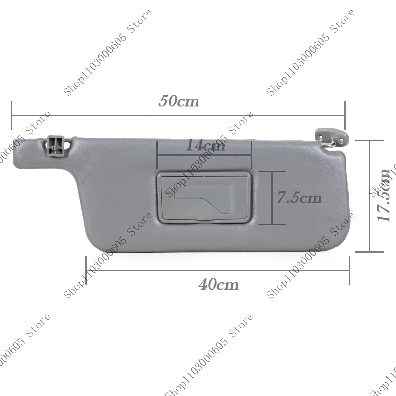 Car Sun Visor For Great Wall Sailor  Auto Parts Sunshade Replacement  With Makeup Lens