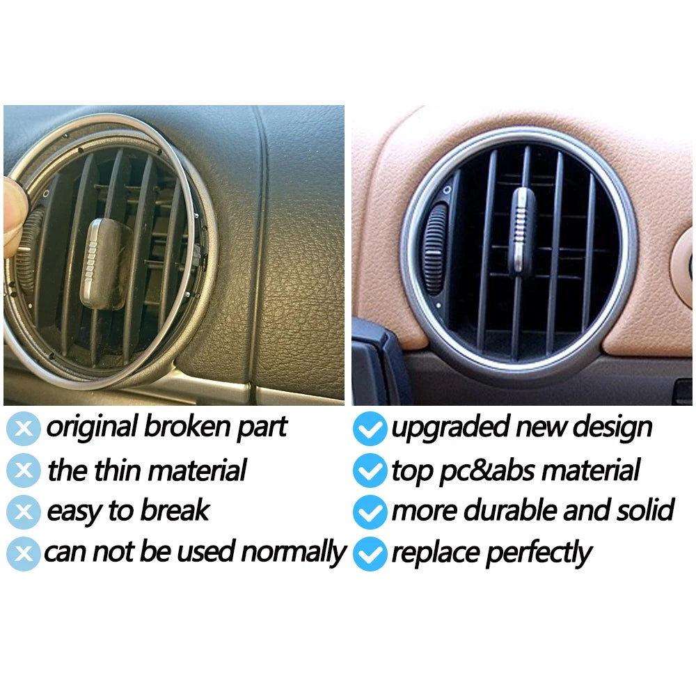 Car Front Dashboard Air Conditioner AC Vent Grille Outlet Panel For Porsche Boxster Cayman 987 2006 2007 2008 2009 2010-2012