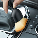 Car Air Vent Cleaning Soft Brush with Casing close-up view