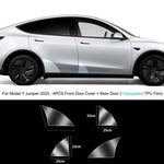 TPU Transparent Film for Tesla Model Y Juniper 2025 | Front Rear Door Car Body Prot additional angle