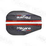 2pcs Carbon Fiber Car Rearview Mirror Rain Eyebrow | Rainproof Accessories for Renault M detail view