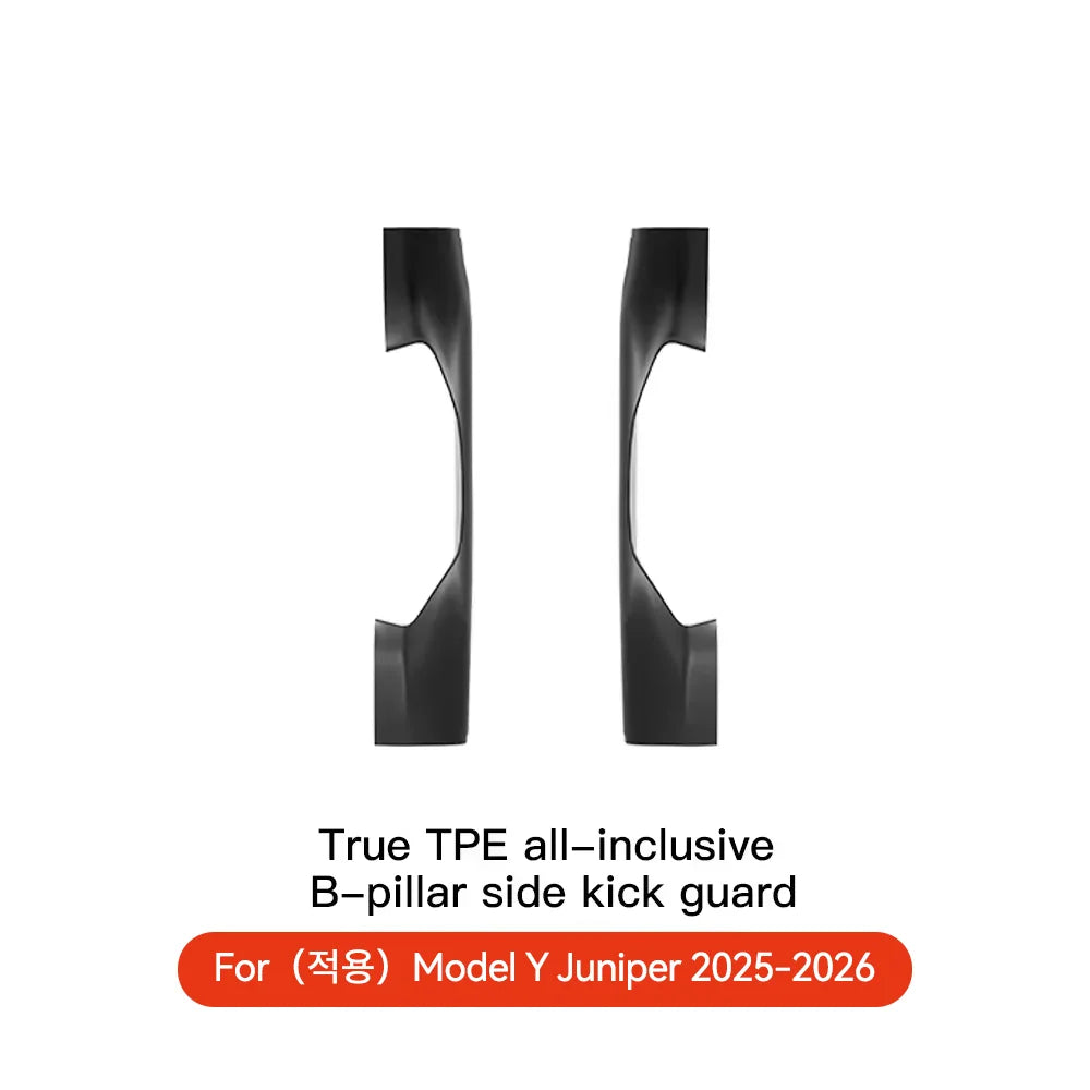 YZ for Tesla Model 3/Y Highland Juniper 2021-2025 Rear Door Sill Protection Strip lifestyle view