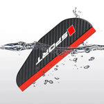 2pcs Car Rearview Mirror Rain Eyebrow Kit,Universal Rear View Side Mirror Rain Eyebrow Trim Shield Rainproof,For Most Car Models