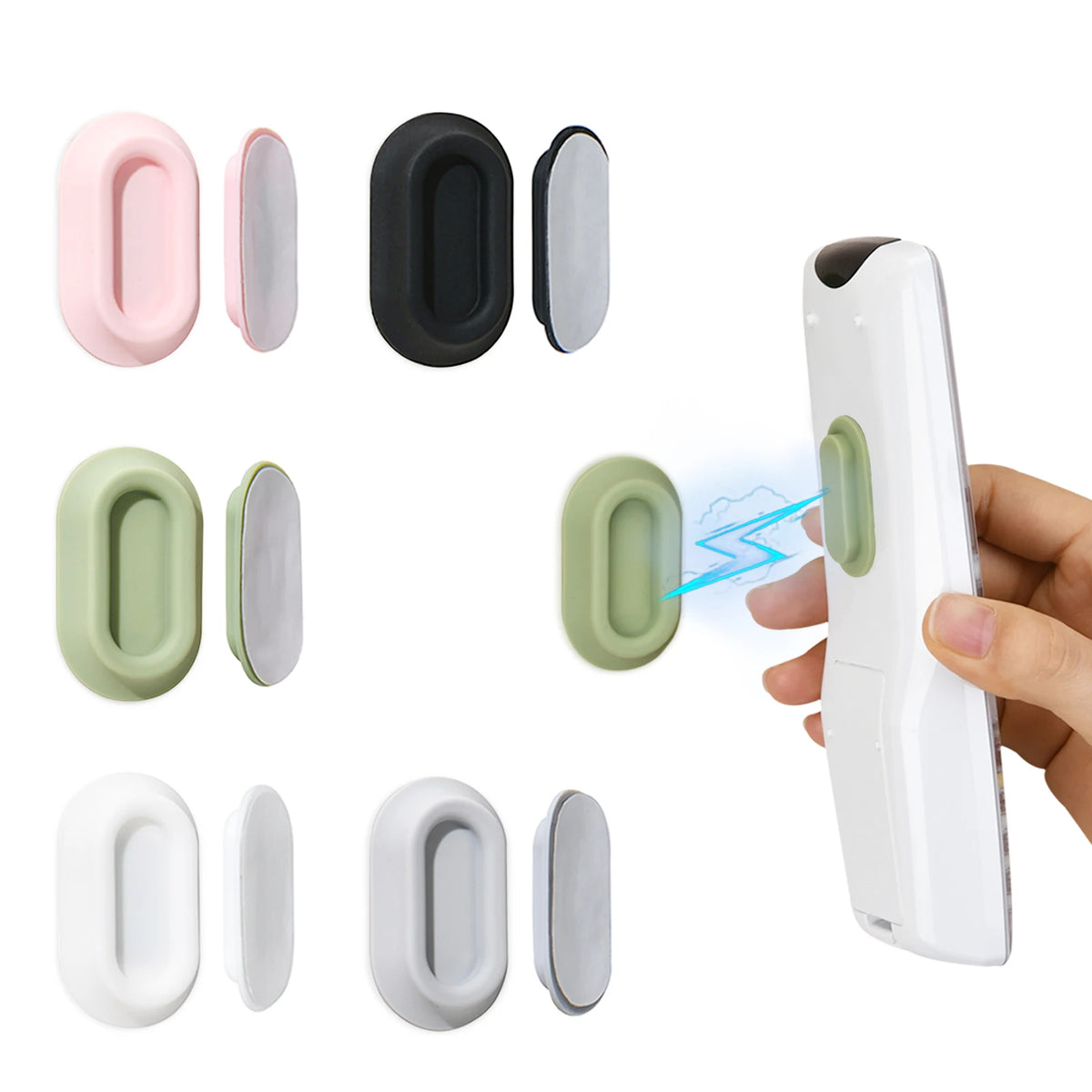 Magnetic Remote Control Bracket, Self-Adhesive Wall Mounted Storage