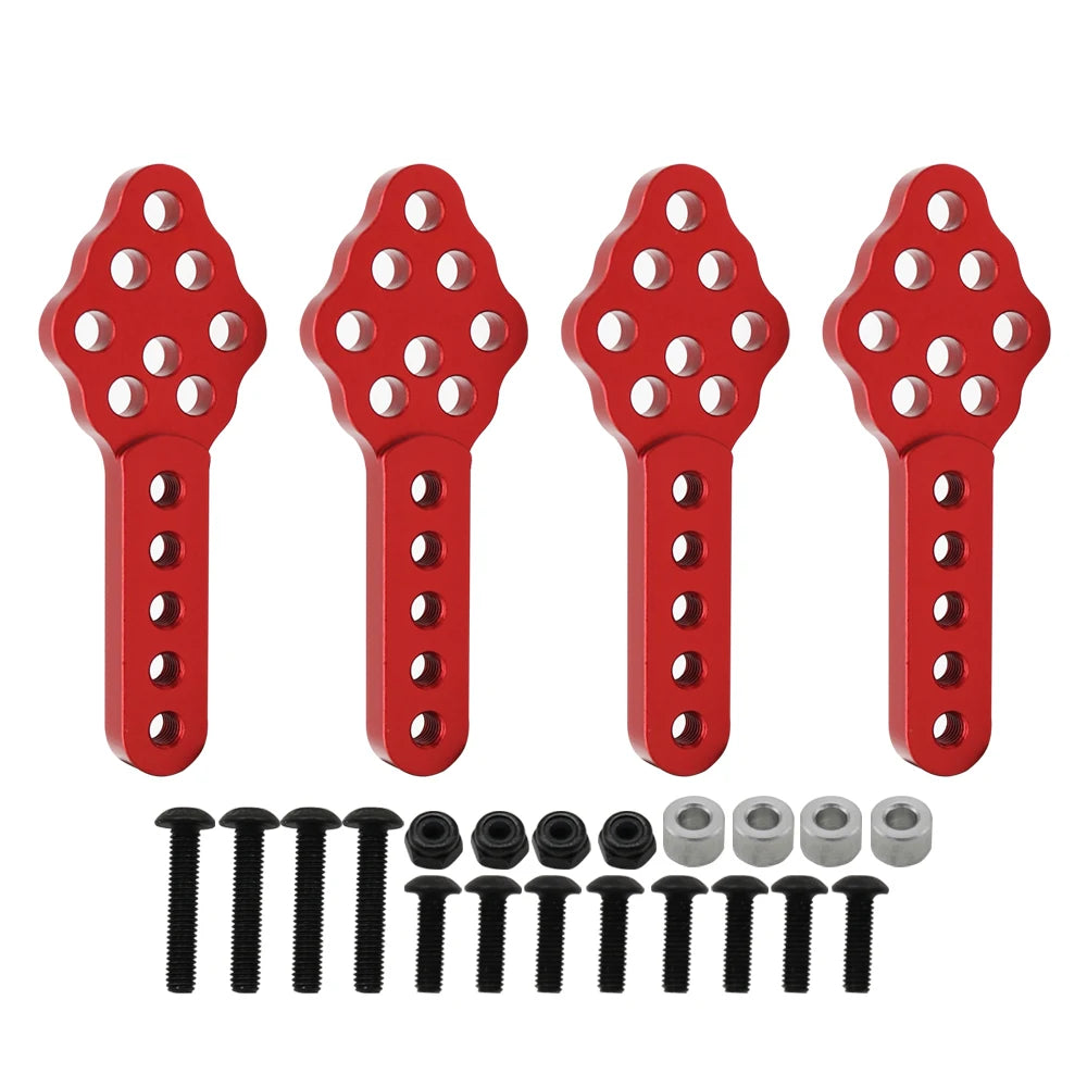 Aluminum Shock Absorber Mount for 1/10 RC Crawler Axial SCX10 90046 90047 D90 D110 additional angle