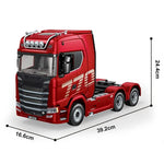 1/18 RC Truck 1501 770S Alloy Tractor 2.4G Remote Control Engineering Trailer lifestyle view