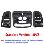 1/3pcs Black Car Air Conditioner Air Outlet Cover for Mercedes Benz Viano W636/Vito W639 2004-2015