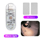1pc Car LED Light Interior Lighting Atmosphere Lamp for Armrest Box Trunk Switch To additional angle