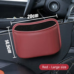 Car Seat Back Organizer Pu Leather Waterproof Storage Bag