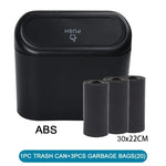 Mini Car Trash Can with Lid, Leak-Proof alternate view