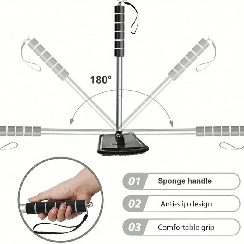 Telescopic Windshield Water Scraper Brush detail view