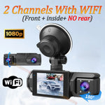 WIFI Dash Cam for Car | 2/3 Channel 1080P Front Rear Video Recorder alternate view